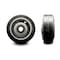 Service Caster SCC - 4" Rubber on Aluminum Wheel Only w/Ball Bearing-1/2" Bore-400 lbs Capacity SCC-RAB420 - alternate 1